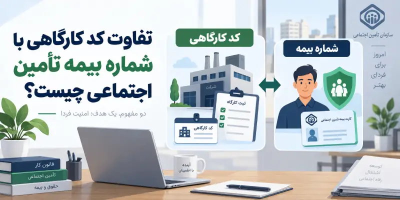 تفاوت کد کارگاهی با شماره بیمه تأمین اجتماعی چیست؟