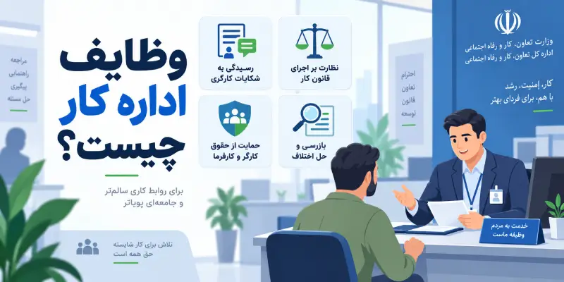 وظایف اداره کار چیست؟